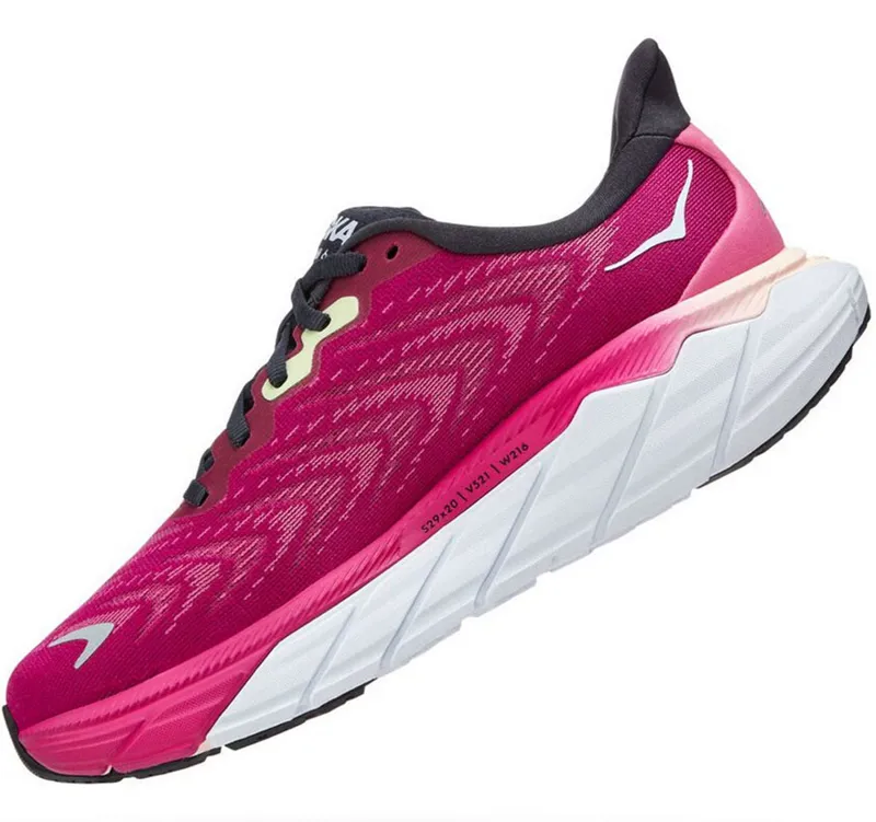 Hoka One One Women's Arahi 6 Fuchsia/Pink-5